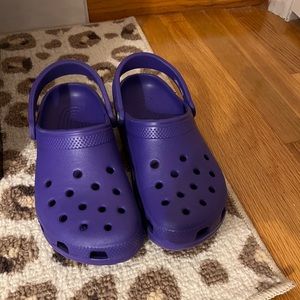 purple crocs